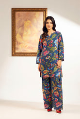 2 Piece Unstitched Printed Cambric Printed Suit (UC0071)